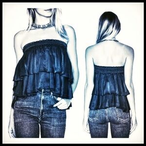 FAITHFULL THE BRAND Paradiso Top in Navy